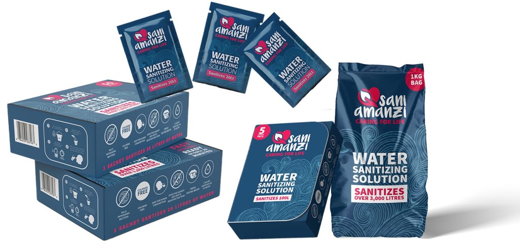 SANI AMANZI product range