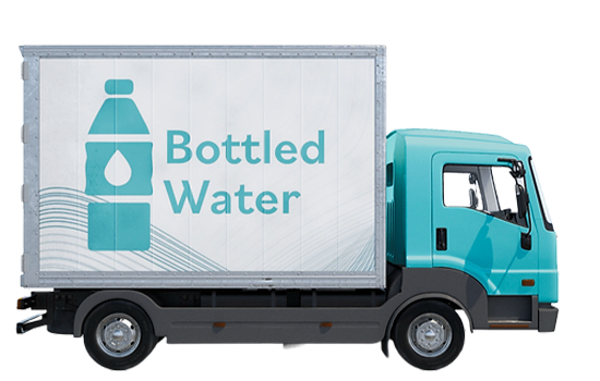 66 trucks for bottled water transport