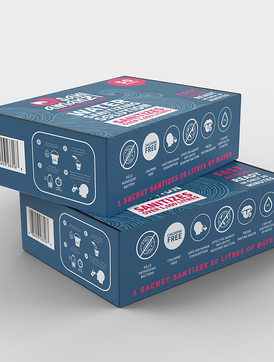 SANI AMANZI product boxes